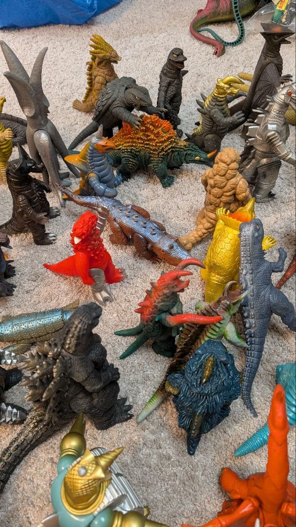 【まとめ売り】ゴジラ ウルトラマン 怪獣 フィギュア 当時物