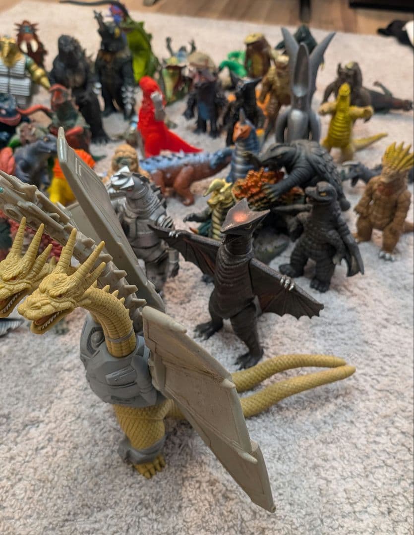 【まとめ売り】ゴジラ ウルトラマン 怪獣 フィギュア 当時物