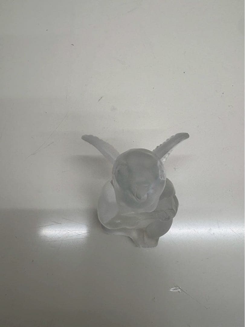 Lalique ラリック クリスタル 天使 置物 3体セット 中古品