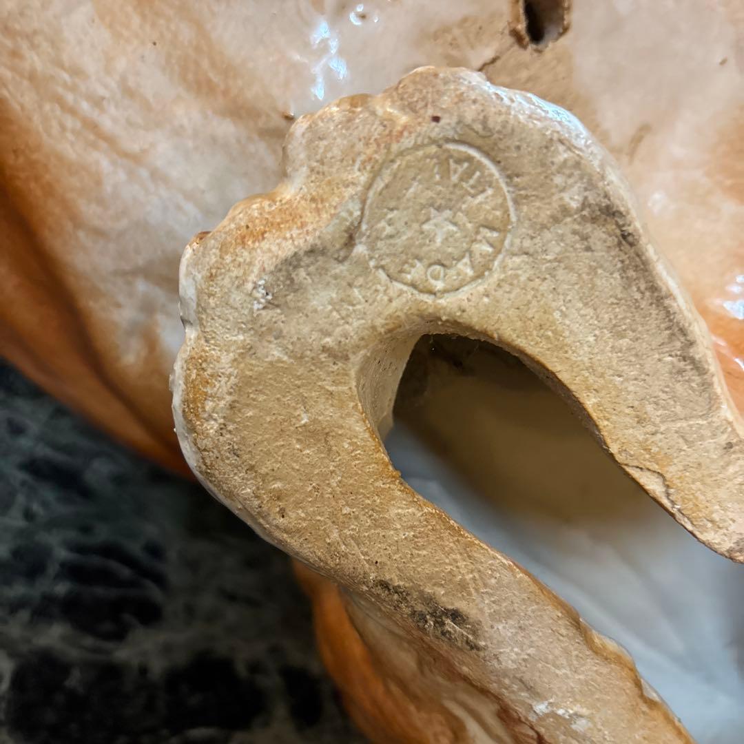 イタリア製ブルドックの置物