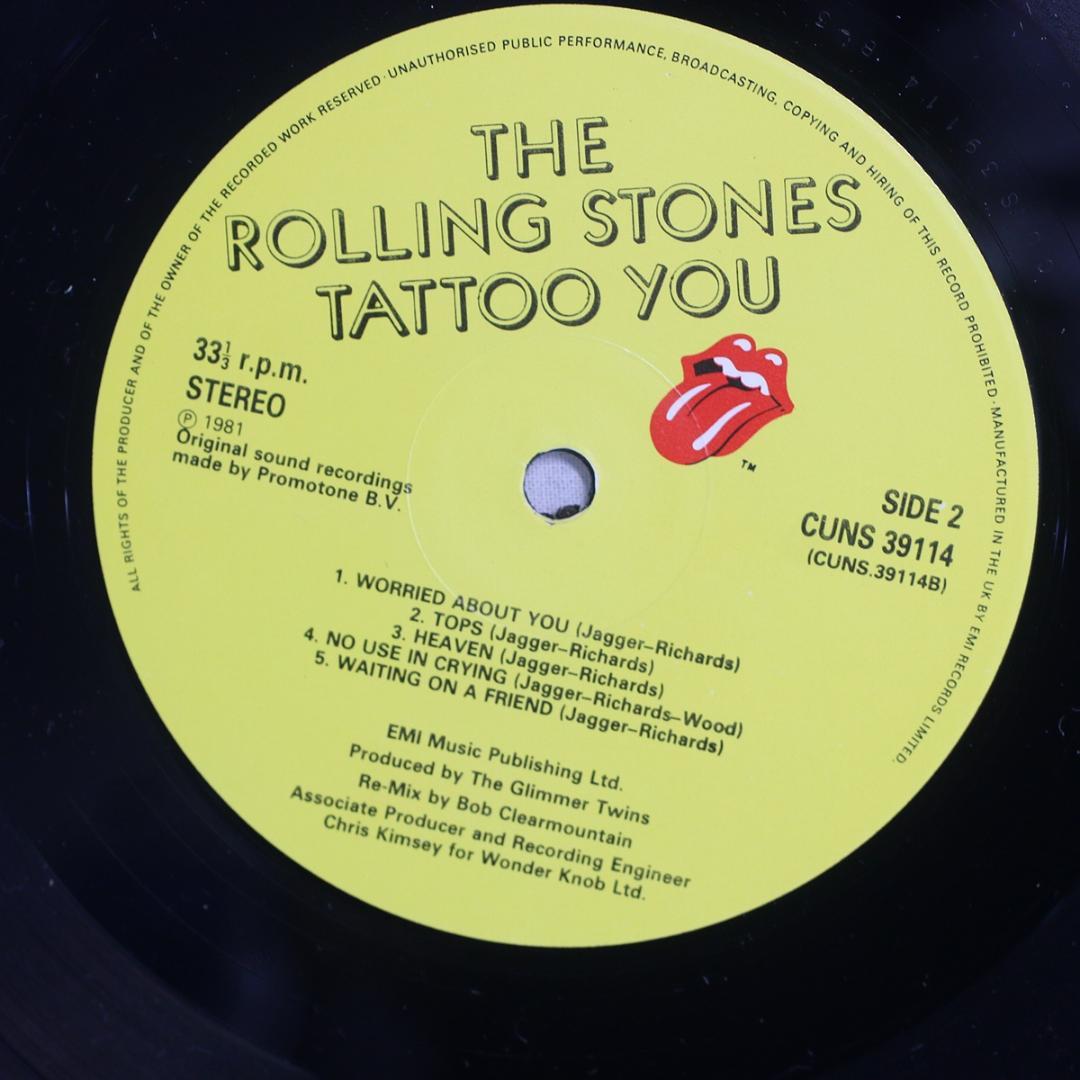 英LP The Rolling Stones Tattoo You UKオリジナ
