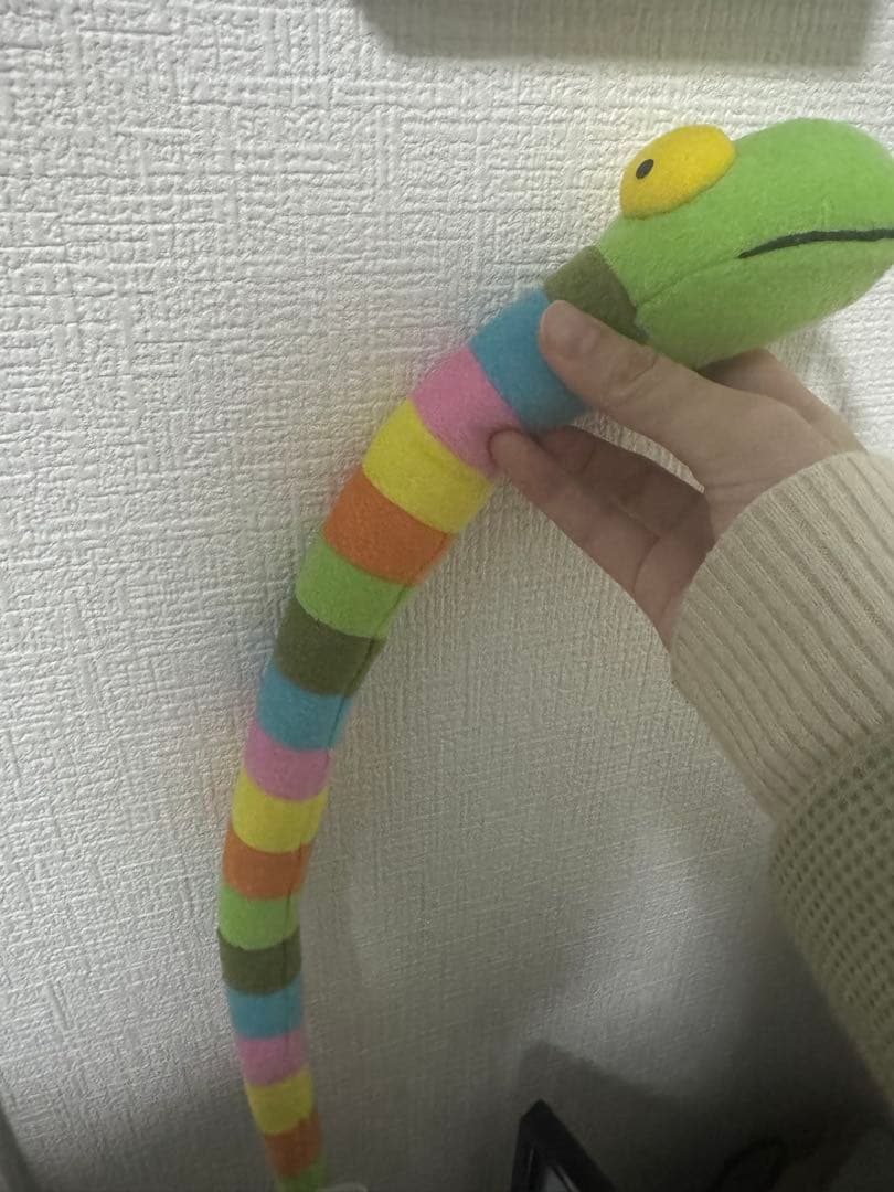 K*様 犬とカラフルヘビのぬいぐるみセット バムとケロ