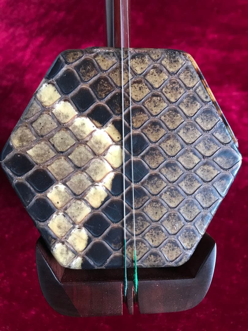 大特価・二胡★特選紫檀★本格錦蛇皮★古月琴坊・万其興製作★十年保証★一生の宝物