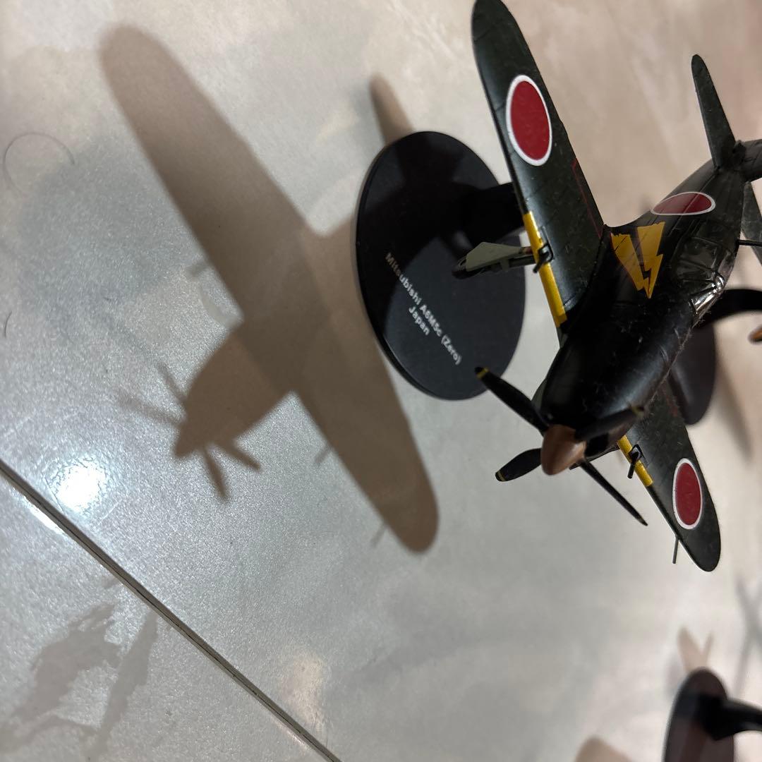 ジャンク扱い品　日本陸軍　戦闘機　飛行機　飛行機　模型　7点セット