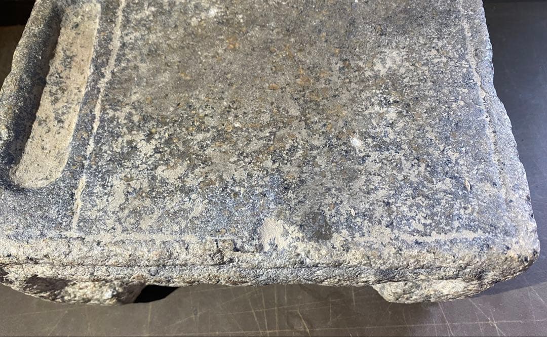 李朝アンティーク　自然石　硯 ・飾り台　花台・香台　ヴィンテージ　レア