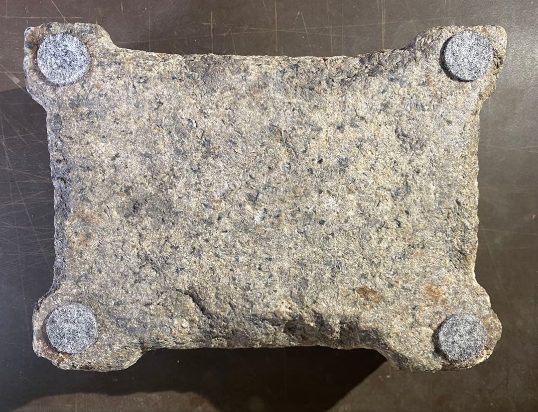 李朝アンティーク　自然石　硯 ・飾り台　花台・香台　ヴィンテージ　レア