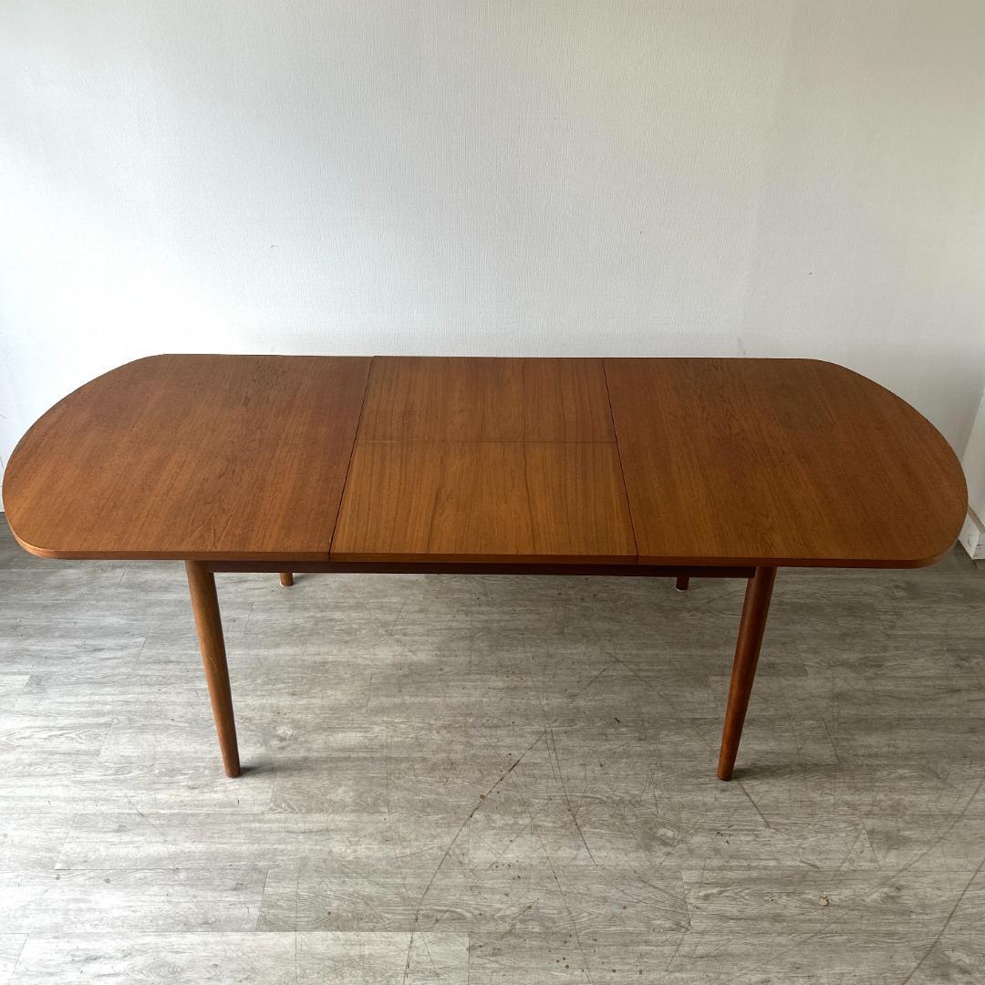 イギリス アンティーク家具 北欧 拡張 ダイニングテーブル 1960年 934A