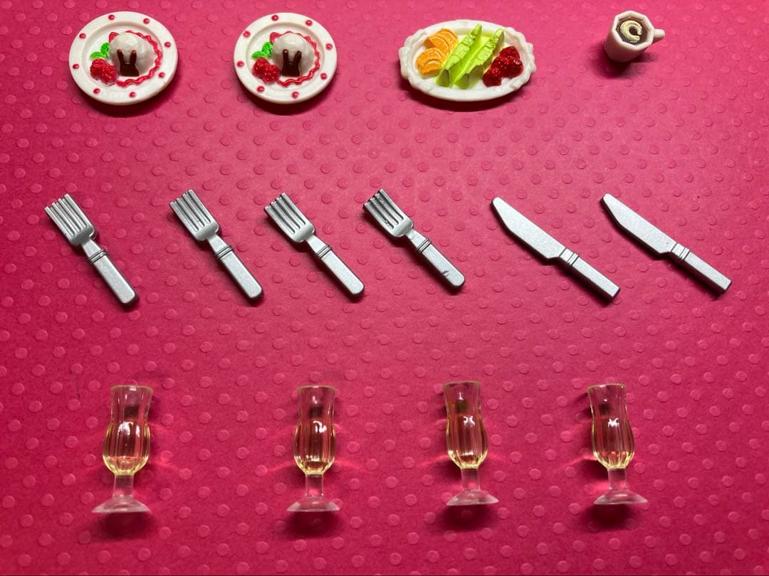 シルバニア　レストランパーティー小物