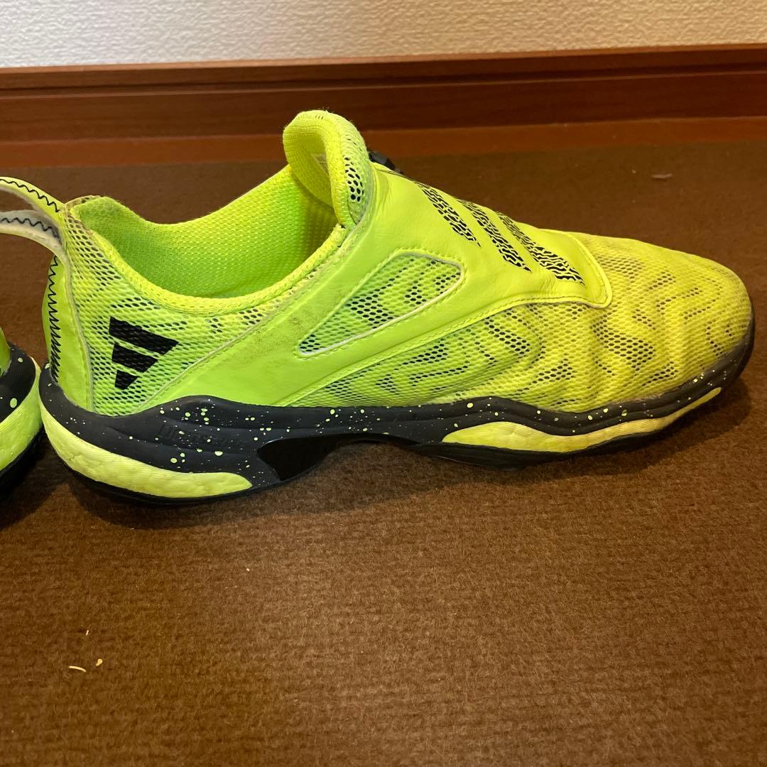 アディダス コードカオス25 BOOST ゴルフシューズ 蛍光グリーン
