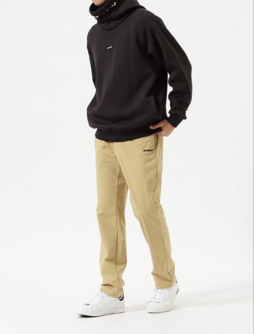 新品 パーリーゲイツ ジャックバニー エアシャット裏フリース防風パンツ(5)L