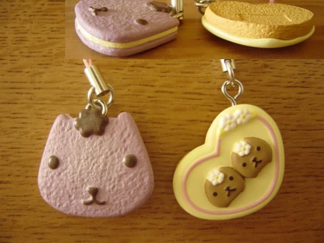 ♯Gam19EZカピバラさんすてきなお菓子ストラップ6種