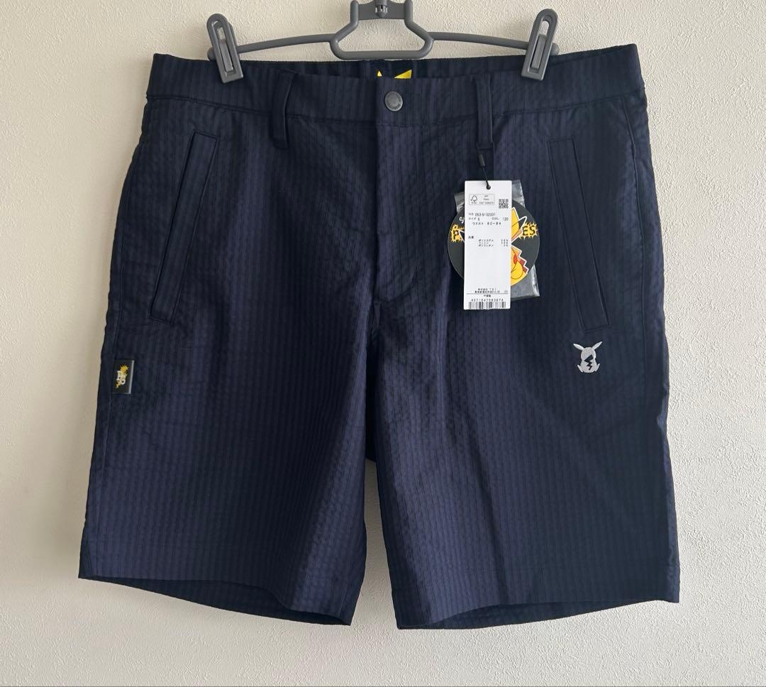 PEARLY GATES 【ポケモン】C/Peサッカーストライプショートパンツ