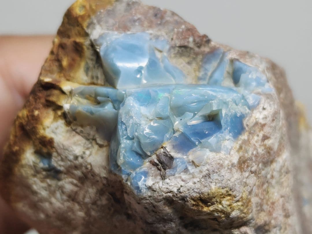 オパール 250g 蛋白石 原石 鑑賞石 自然石 誕生石 鉱物 鉱石 宝石 水石