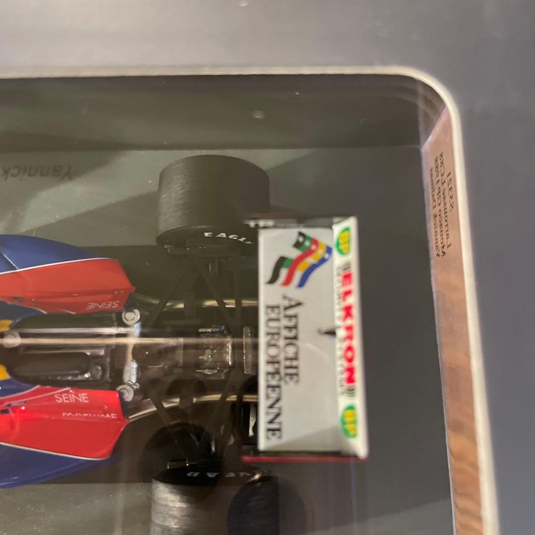 絶版　1/43 ラルース　LC88 1988年モナコGP ヤニック・ダルマス