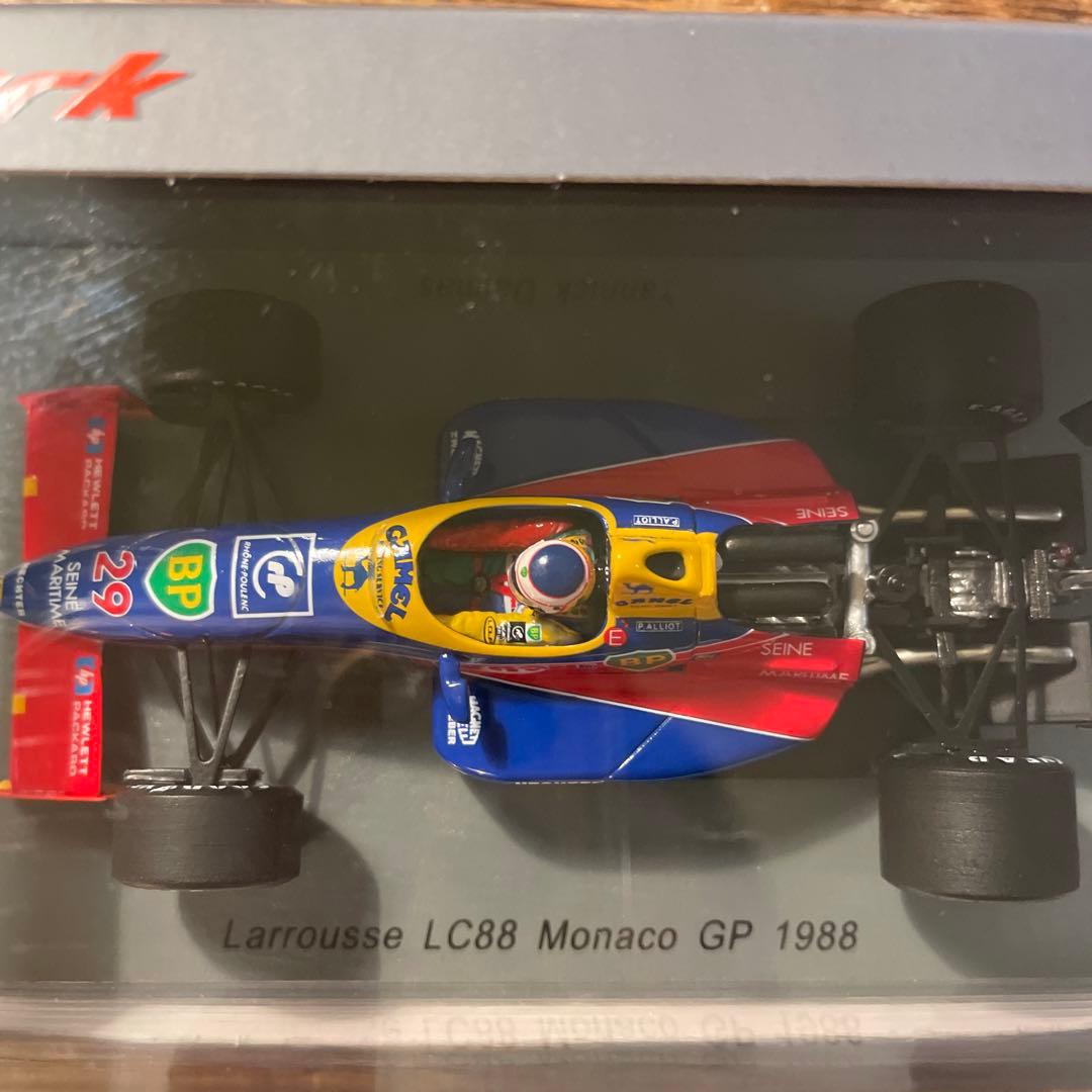 絶版　1/43 ラルース　LC88 1988年モナコGP ヤニック・ダルマス