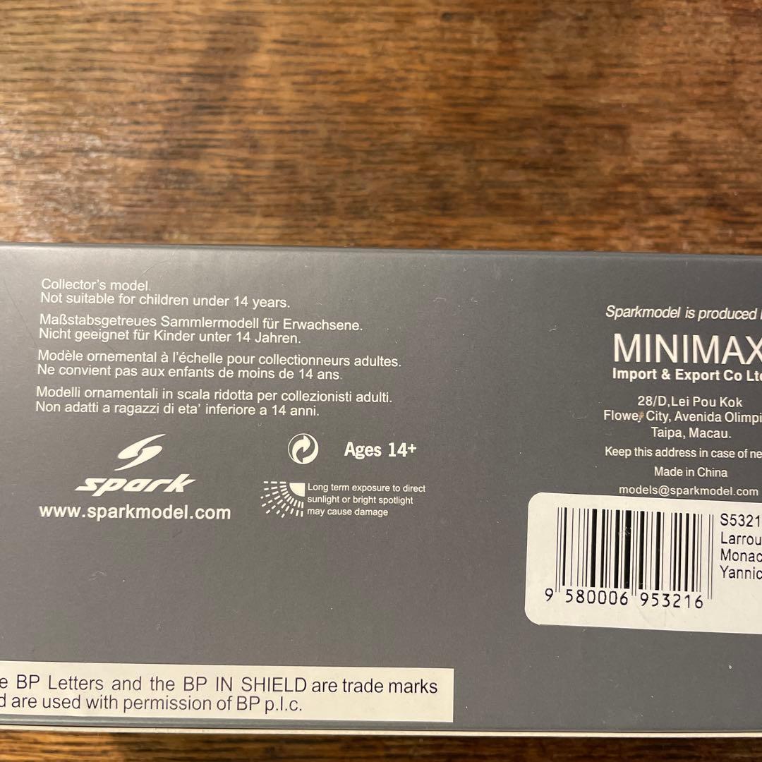 絶版　1/43 ラルース　LC88 1988年モナコGP ヤニック・ダルマス