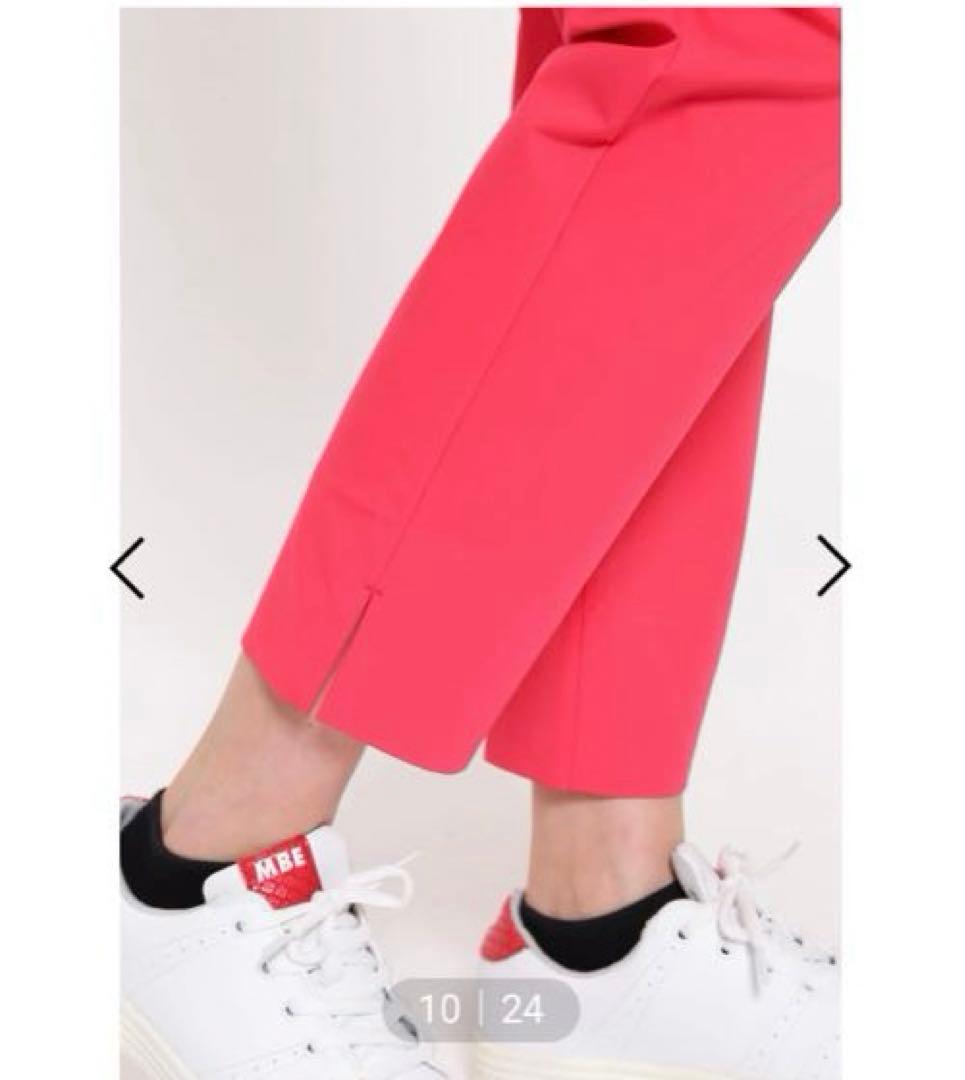 新品マスターバニー★2WAYストレッチ高密度ドビーパンツ0ピンク