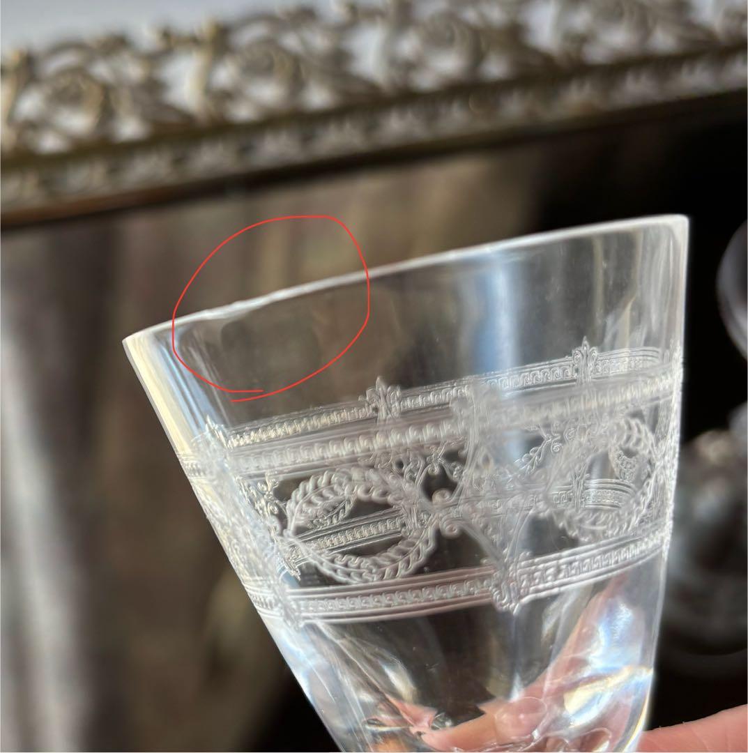 ヴァル　サンランヴェール　Val Saint Lambert エッチング　グラス