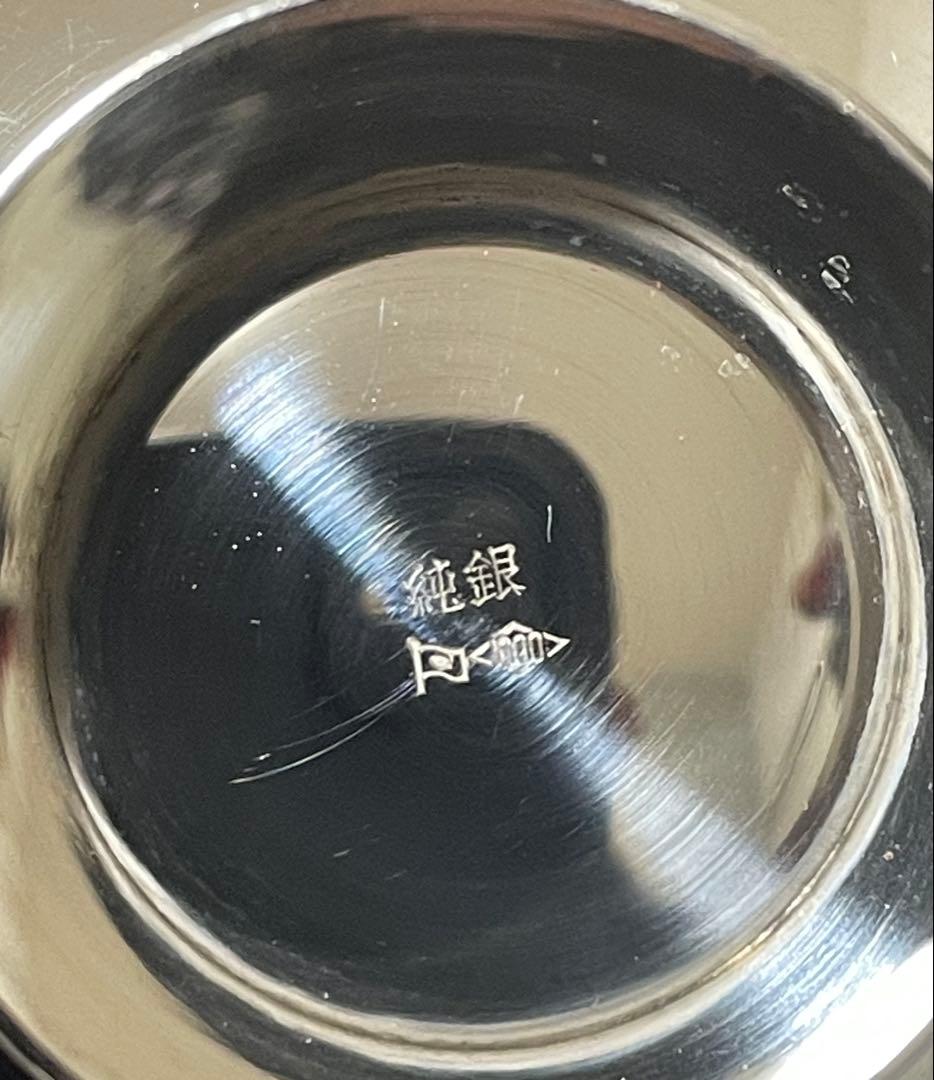 純銀盃　刻印あり　1000刻印　約67g