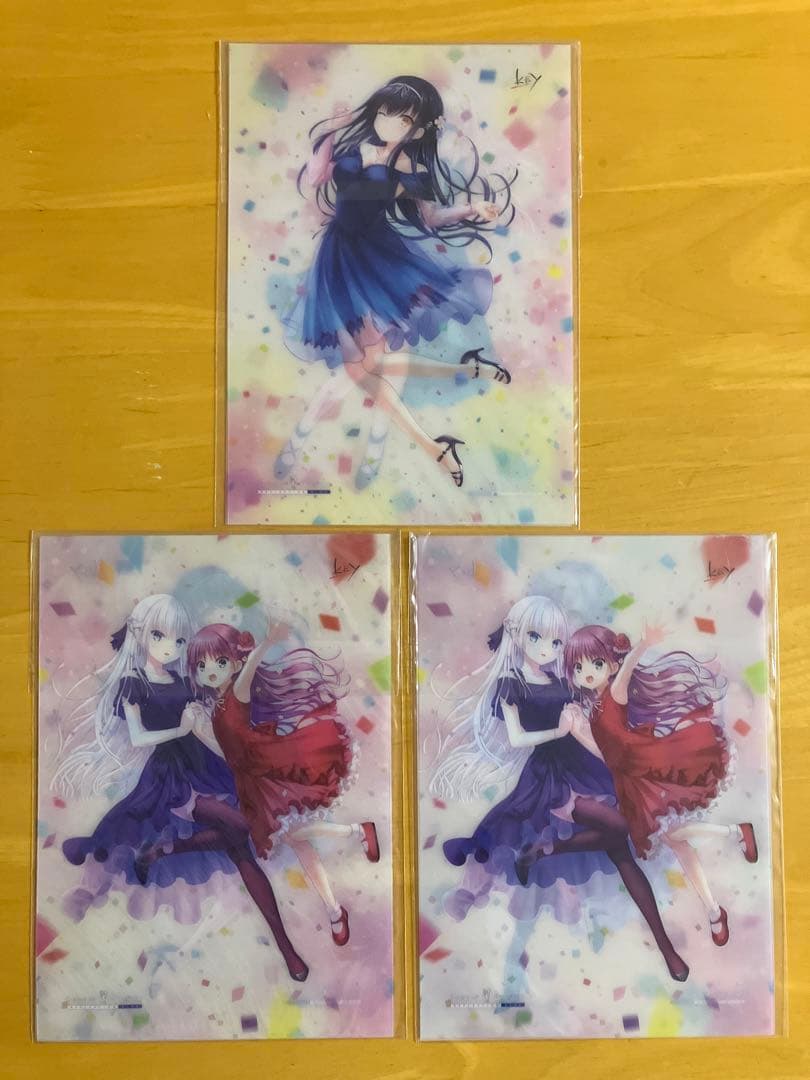 4種6枚 クリアカード サマポケチャレンジ Summer Pockets 5th