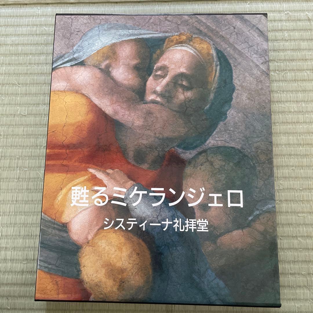 【希少価値絶版本】甦るミケランジェロ システィーナ礼拝堂