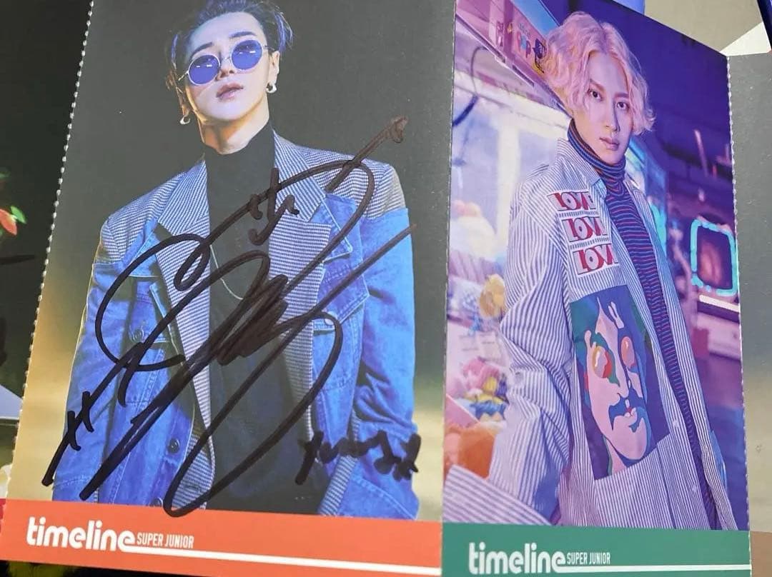 スーパージュニア superjunior スジュ　サイン　直筆