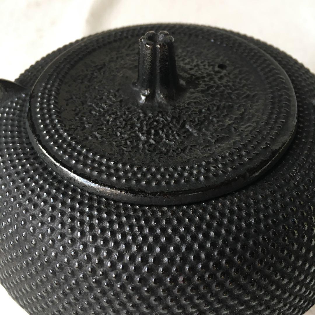 南部鉄器　急須　アラレ　ホーロー加工　鉄　鉄急須　未使用　岩手県水沢（奥州）市