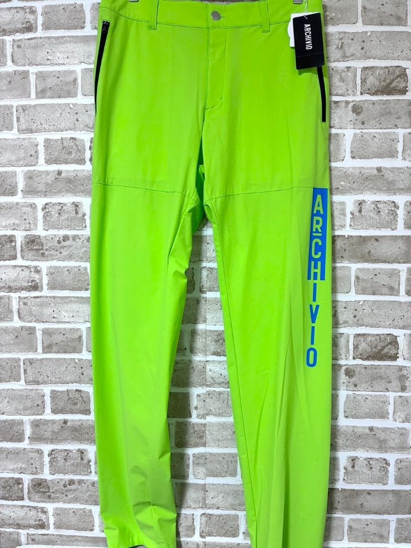 【限定1着】新品 アルチビオ メンズ ゴルフパンツ サイズ50 ライムグリーン