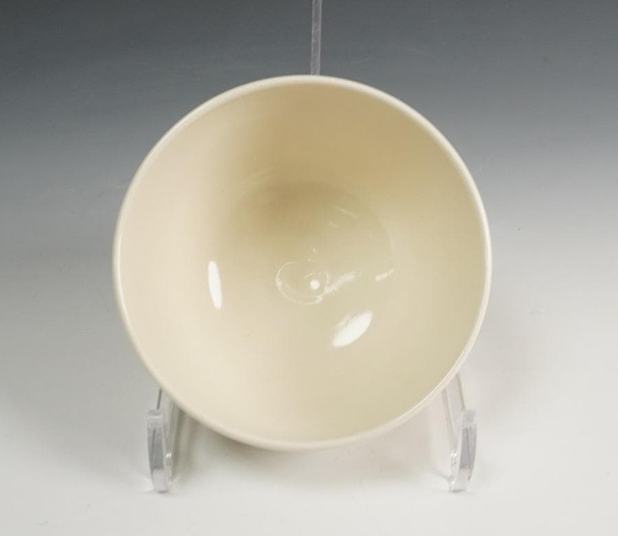 前大徳 福本積応書付 御室窯 三千家好 ツボツボ青海波茶碗