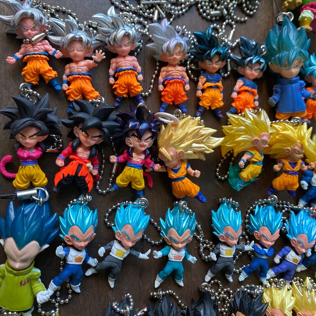 ドラゴンボール udmフィギュア キーホルダー hg ガチャ ストラップ
