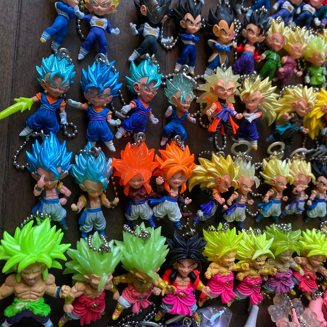 ドラゴンボール udmフィギュア キーホルダー hg ガチャ ストラップ