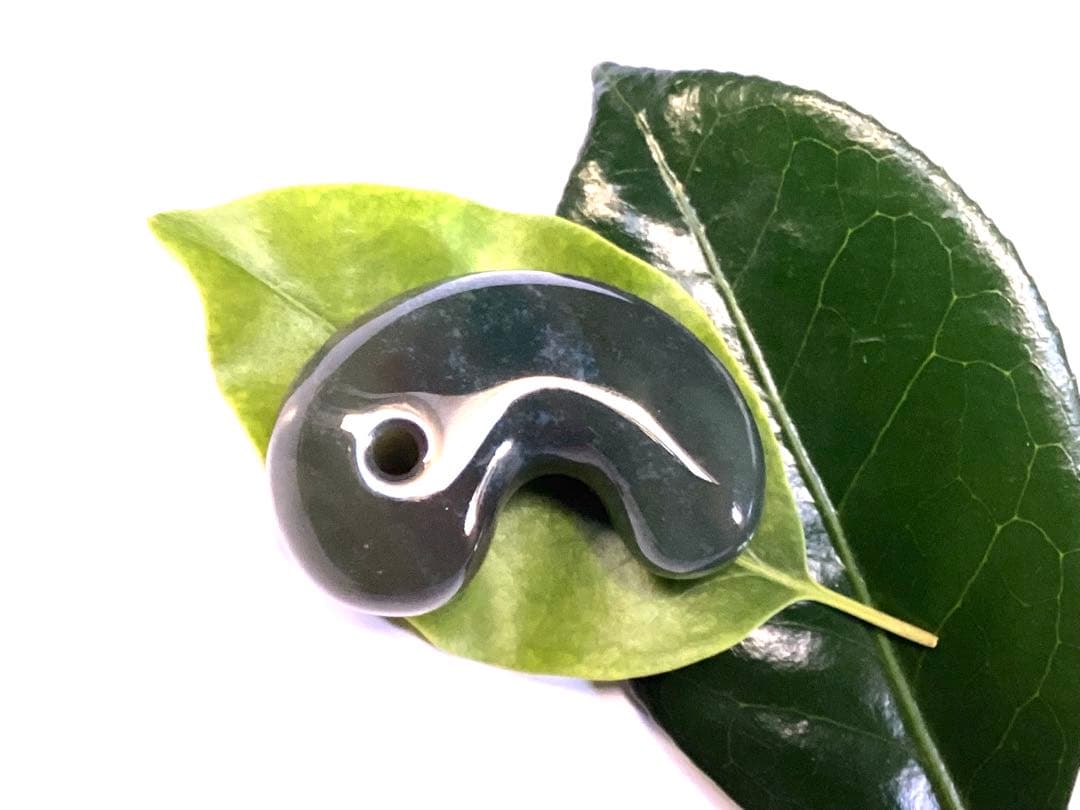 ✳【碧玉】特別安価の16800円　特大出雲石勾玉　コレクションレベル　安価卸し‼️