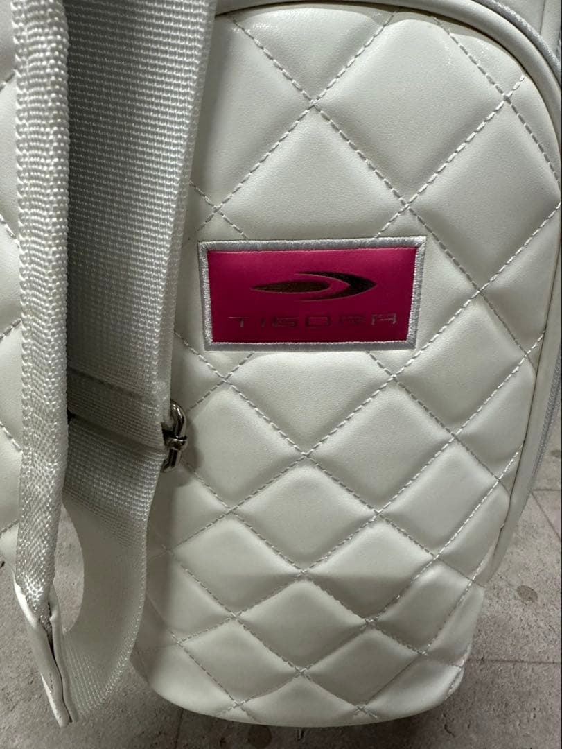 TIGORA ティゴラ キャディバッグ ホワイト×ピンク クラブセット