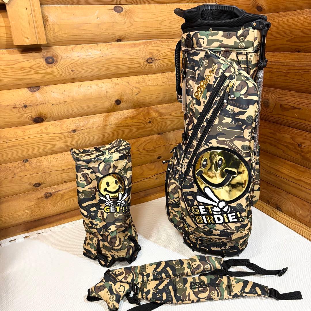 WINWIN STYLE GET BIRDIE! CAMO スタンドバッグ
