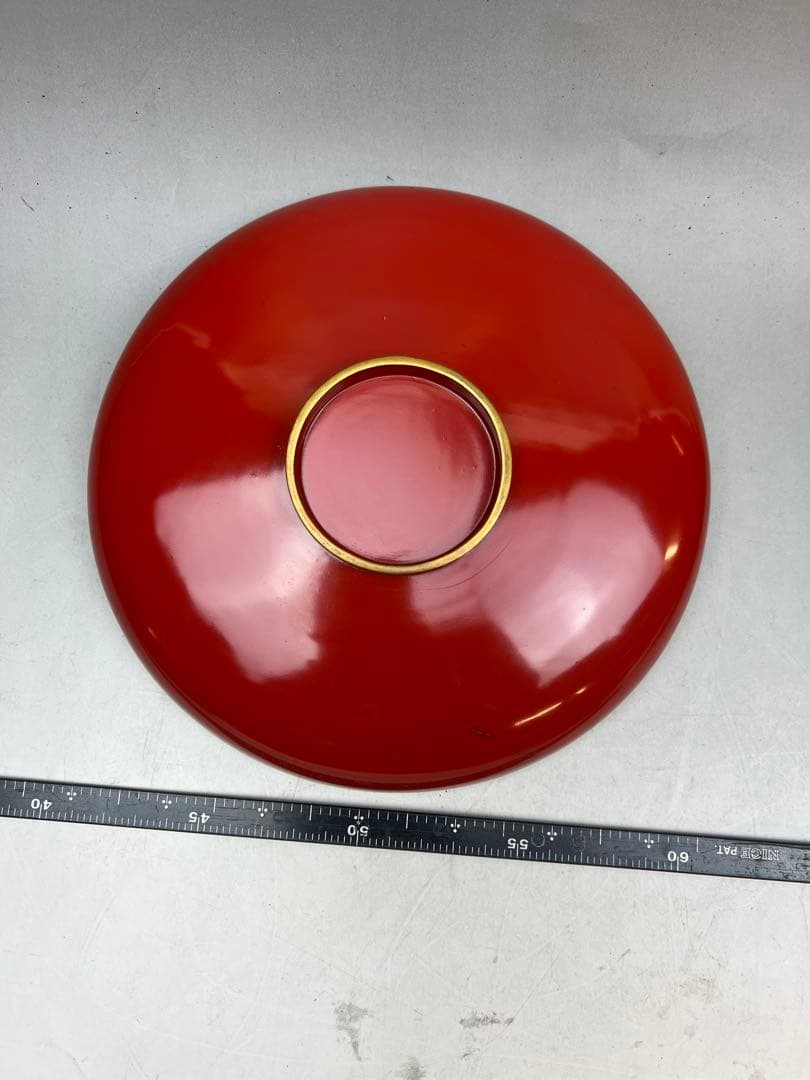 ［美品］金彩　九つ組盃　金蒔絵　正月　祝い　本漆塗り