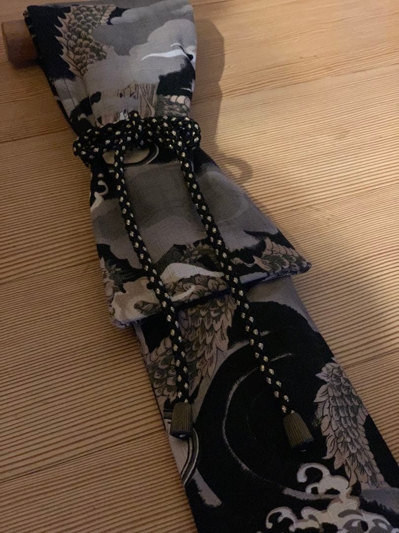 日本舞踊 櫂 専用保存袋 お稽古 歌舞伎 古都 龍神 お釈迦様 レトロ お正月