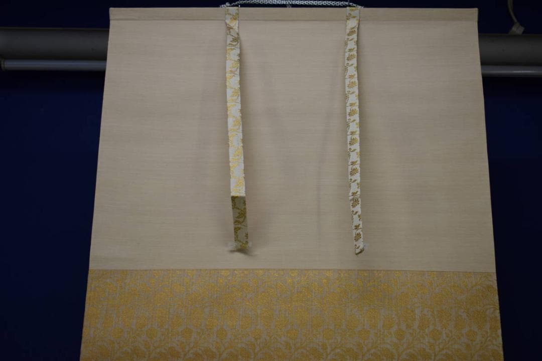 真作/三友山人/楊柳観音画賛/桐極箱付/布袋屋掛軸HH-602