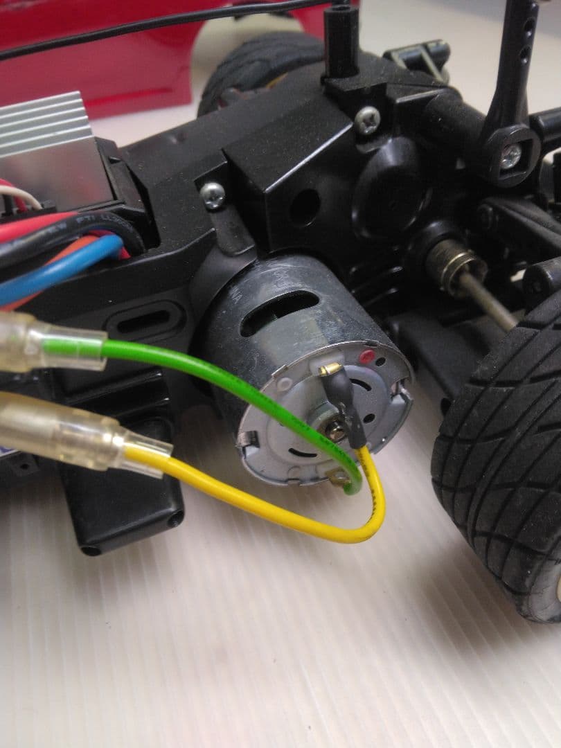 タミヤラジコン　TL01プロポセット ランエボX　LED付き