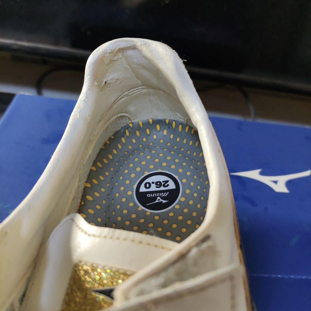 再値下げ　ミズノ　スペクトラ オーダーシューズ 26.0cm ベルクロ　未使用品