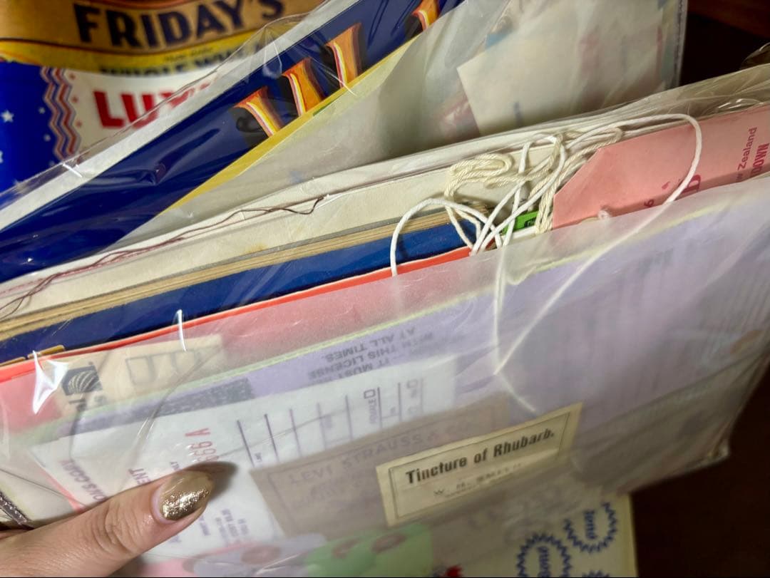 紙モノアソート ビンテージ紙 蚤の市