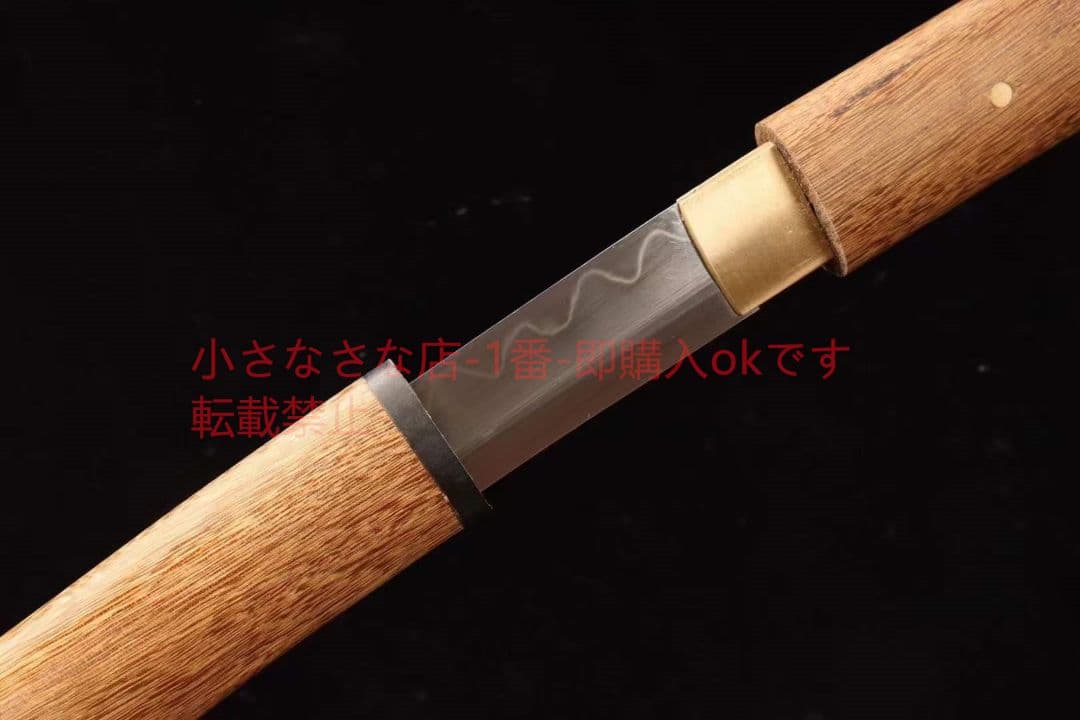 m T10焼刃花梨木連体居合武士刀