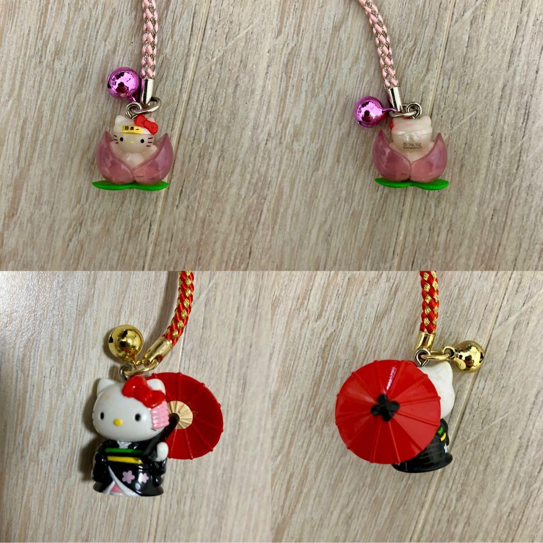 【36個/中古】ご当地キティ 値付け・その他ストラップ まとめセット 限定・廃盤