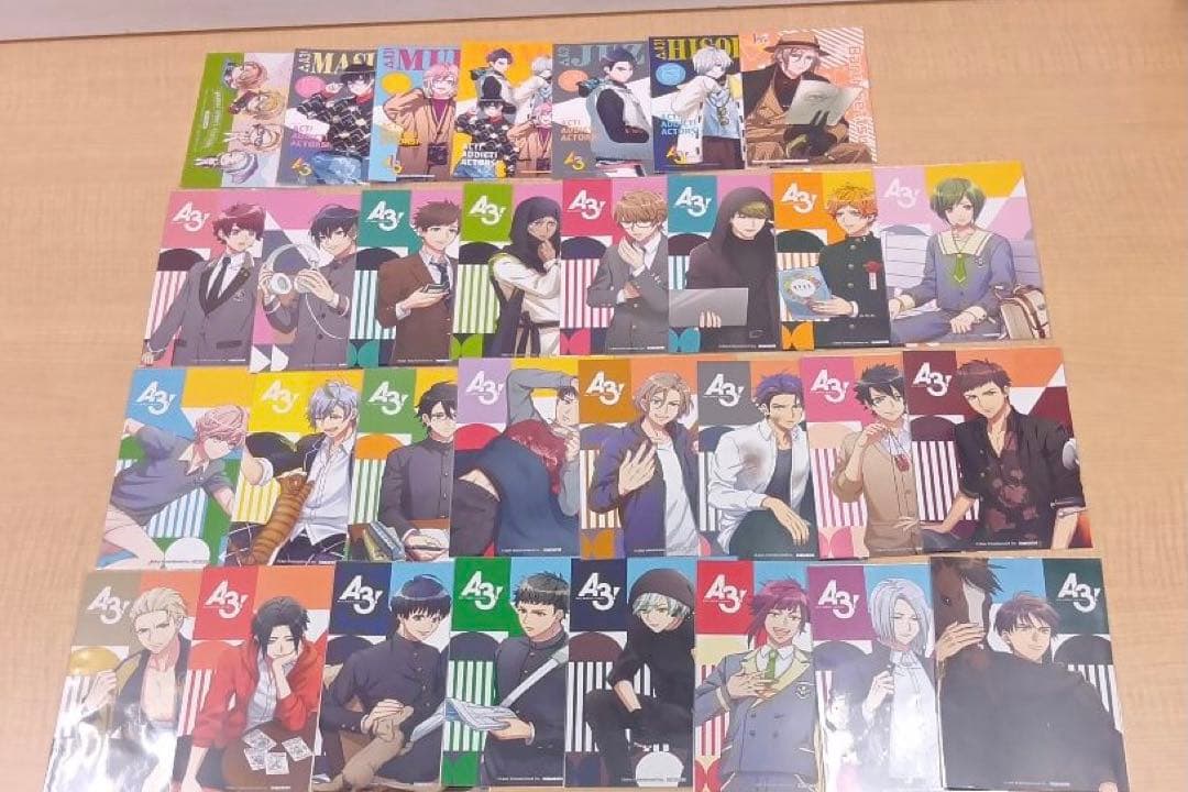 ❶A3! エーステ 色紙 紙類 クリアファイルなど 大量 まとめ売り