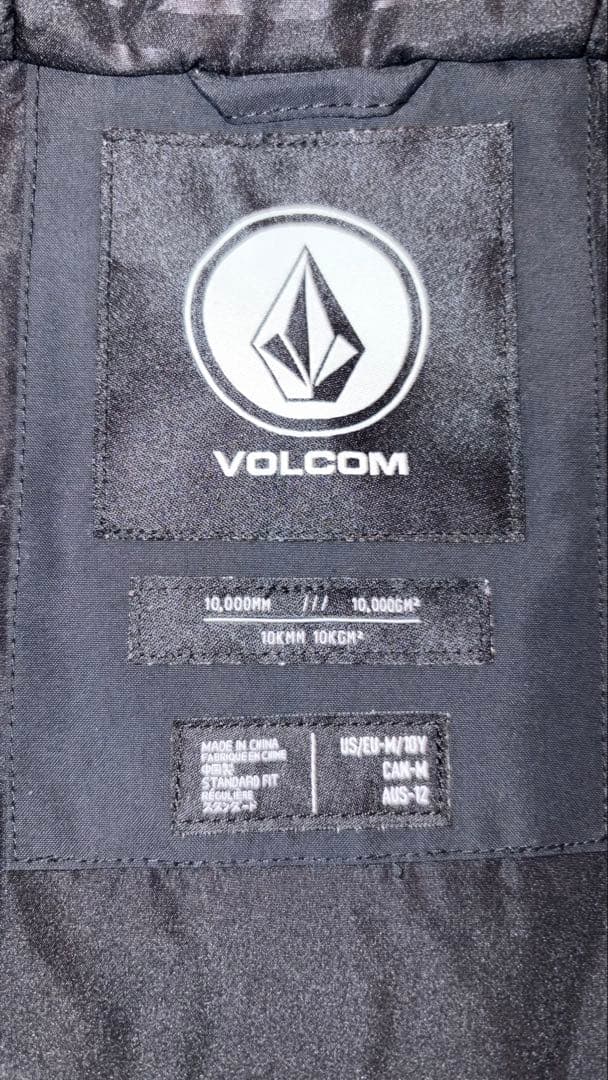 VOLCOM スノーボードウェア キッズMサイズ ベージュ/ネイビー