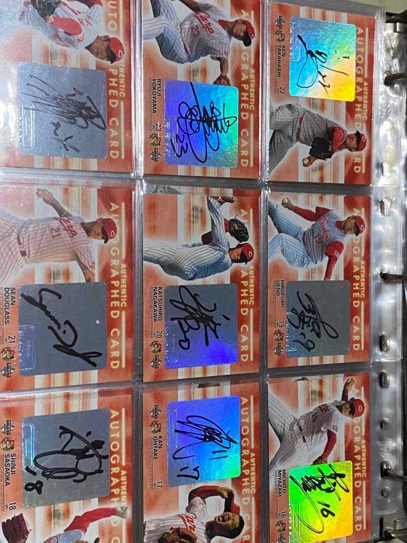 BBM07広島カープ　直筆サインカード　81枚セット　フルコンプ