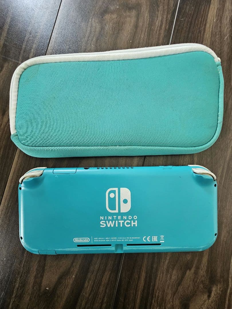 [故障あり]Nintendo Switch Lite ターコイズ 専用ケース付き