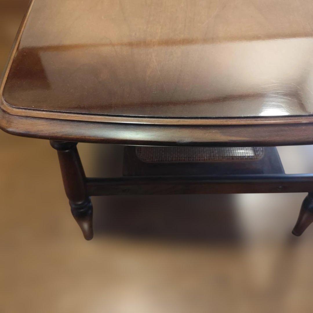 直接引き取り 希少 オールドカリモク コロニアル センターテーブル