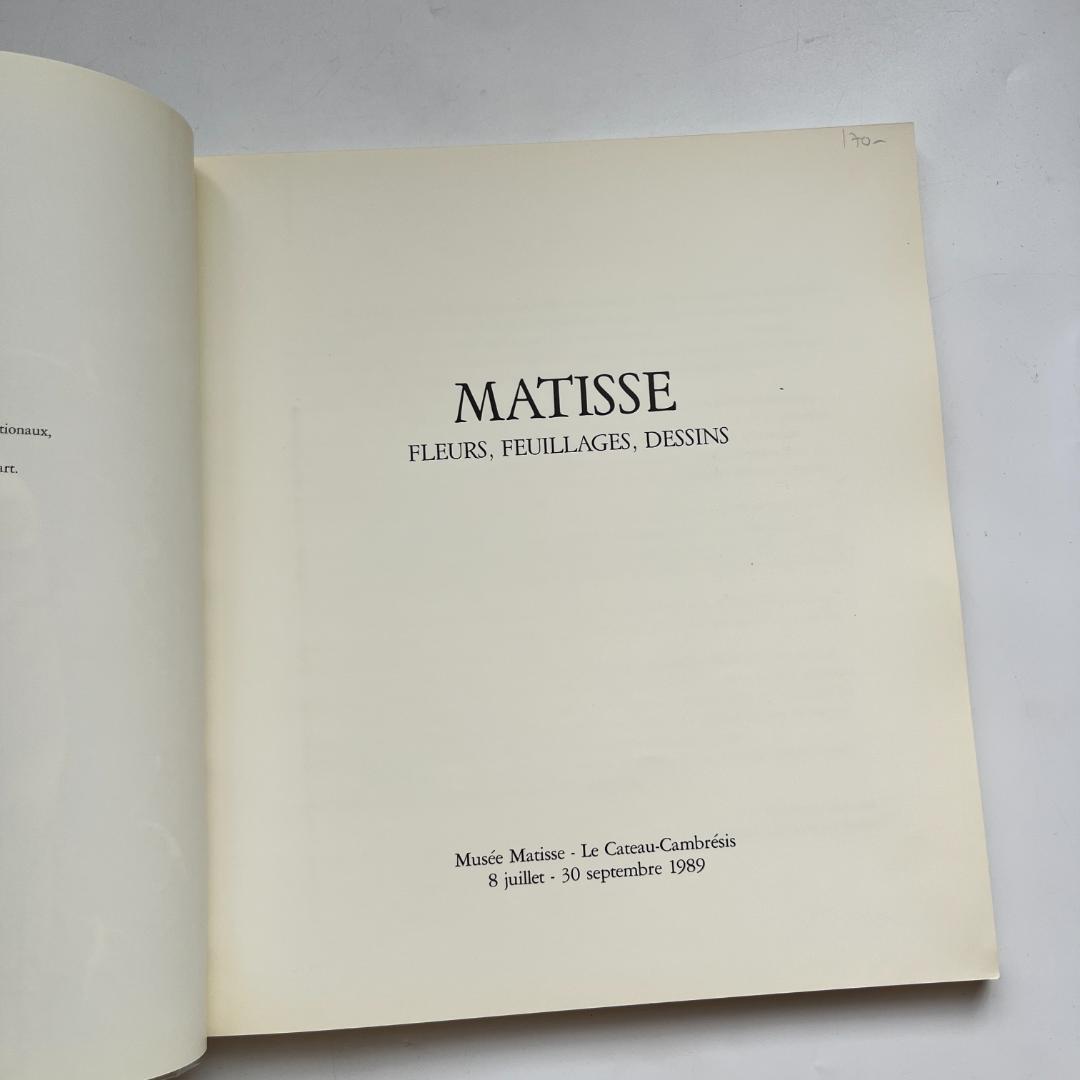 Matisse マティス Fleurs, Feuillages, Dessins