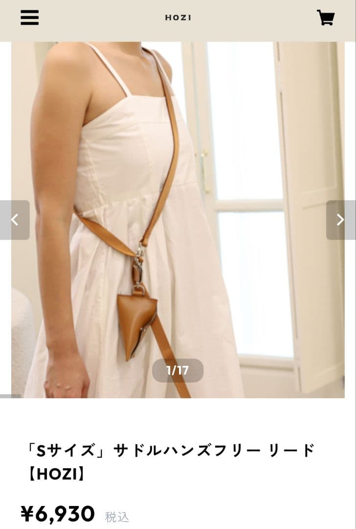 HOZI サドルハーネス& サドルハンズフリーリード　ブラック