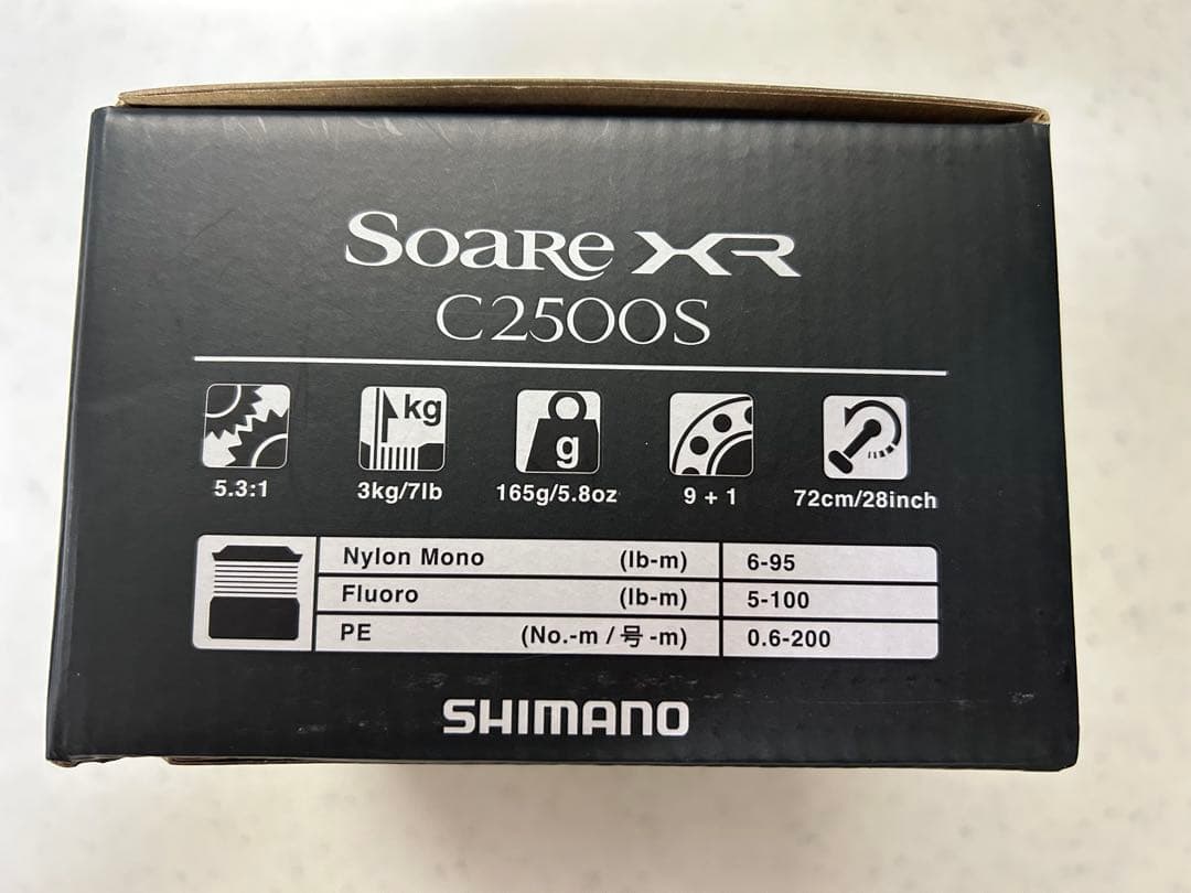 シマノ ソアレXR C2500S スピニングリール ②　2025年購入